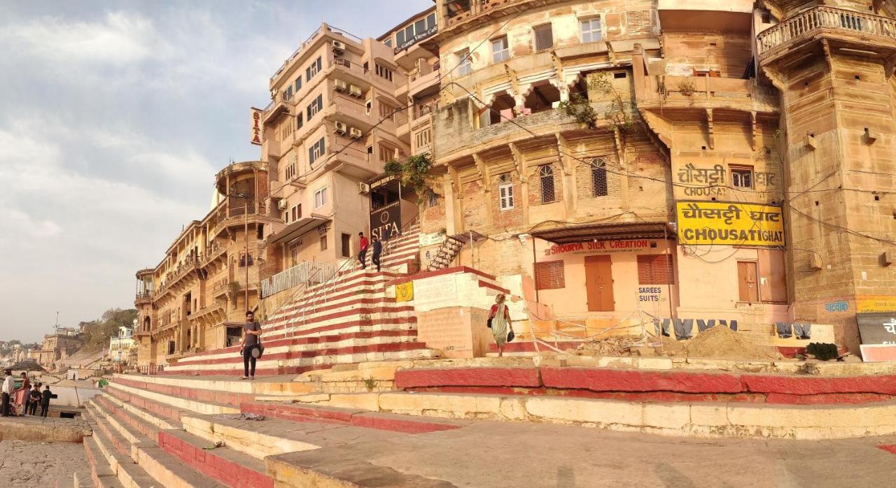 ורנאסי Hotel Sita Palace On Heritage Ghats Of Benaras מראה חיצוני תמונה