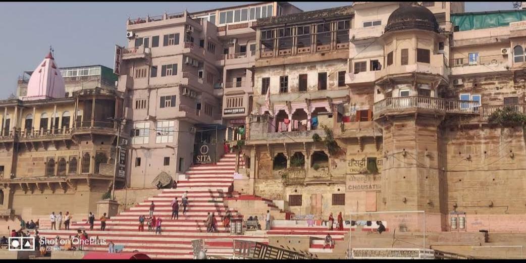 ורנאסי Hotel Sita Palace On Heritage Ghats Of Benaras מראה חיצוני תמונה
